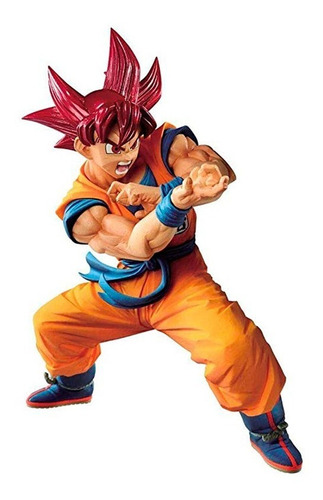 Figura Super Sayayin Dios Goku Dragon Ball Super Bandai /u