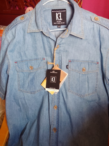 Camisa De Jean Marca Ke Talla M 