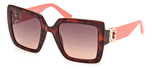 Lentes De Sol Havana Oscuro Degradé Guess Gu0010352f