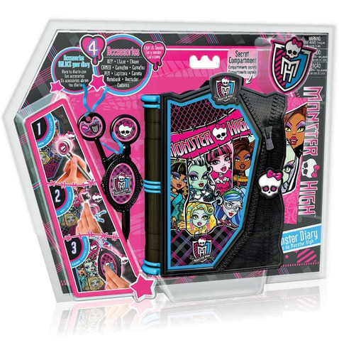 Diario Magigo Monster High Con Todos Los Accesorios Mattel