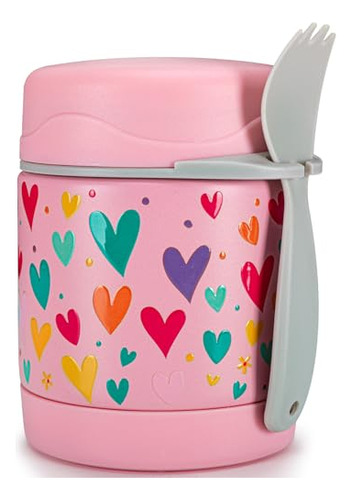 Charcy Termo De 10 Oz Para Comida Caliente Para Niños Con Cu