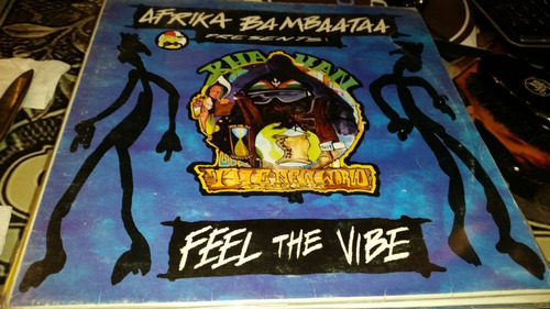 Afrika Bambaataa Feel The Vibe Vinilo Maxi Spain 1994