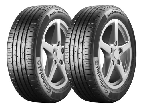 Par Pneu Continental 205/60r16 Contipremiumcontact 5 Runflat