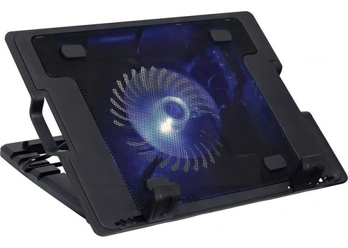 Base Refrigerante Cooler Notebook Laptop 5 Posiciones Altura Color Negro