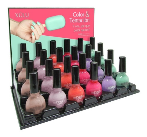 Esmalte Para Uñas Color & Tentación Xúlu Exhibidor X48 Z920