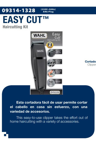 Máquina Cortar Pelo Wahl Cortadora 10 Piezas Linea 2019