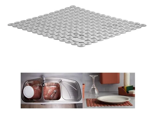 Tapete Pia Escorredor Louças Copo Prato Talher Cozinha Trium Cor Branco Menor preço em Tapete Pia Escorredor Louças Copo Prato Talher Cozinha Trium Cor Branco