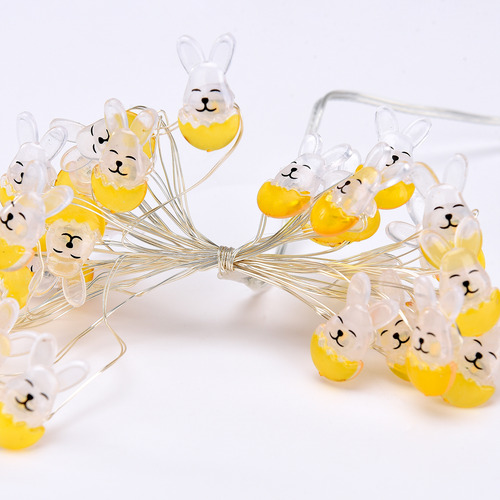 Cadena De Luces Led Con Forma De Conejito De Pascua, 5 M