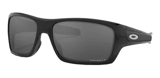 Anteojos de sol polarizados Oakley Turbine Standard con marco de o matter color polished black, lente black de plutonite prizm, varilla polished black de o matter - OO9263