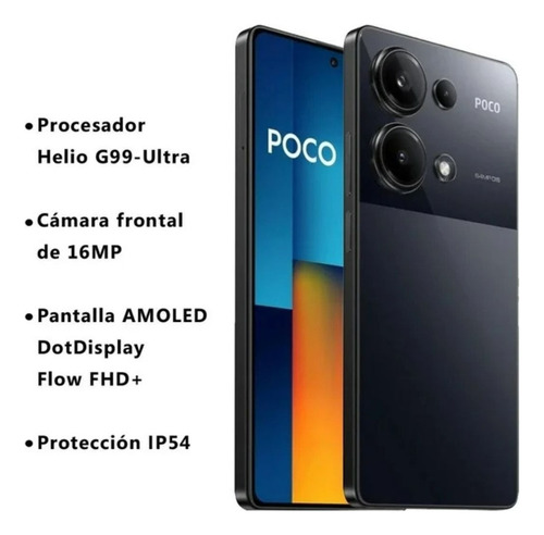 Xiaomi Poco M6 Pro 256gb 8gb Ram Nfc Dual Sim Con Accesorios Negro