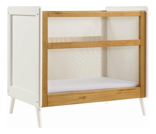 Breathablebaby Mini Cuna 2 En 1 De Malla Transpirable Con