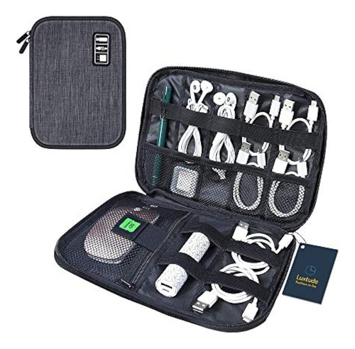 Luxtude Electronics Organizer, Compact Travel Organizer Bag,