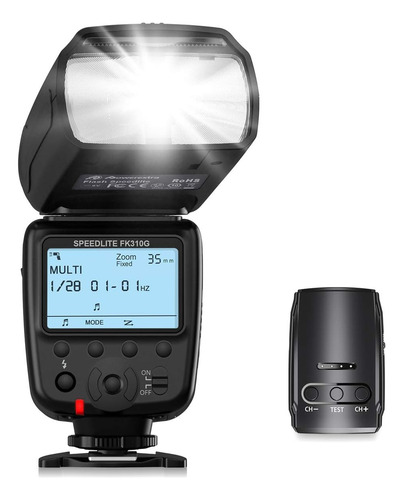 Pantalla Lcd Powerextra Flash Speedlite, Flash Inalámbrico D