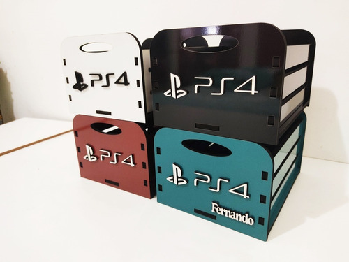 Combo 5 Porta Jogos, Case P/ Games Personalizado Ps3 Ps4 Ps5