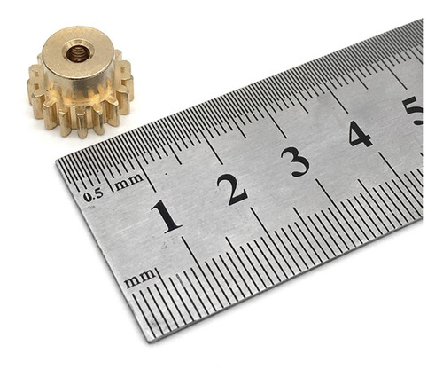 Imagen 2 de 4 de 2 Unids 17t Piñones De Latón Para Wltoys 12428 12423 12628
