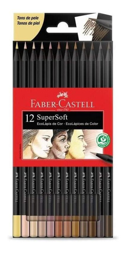 Colores Faber-castell Super Soft X12 Color Piel Nuevos