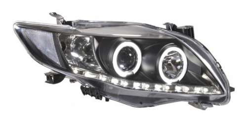 Juego Opticas Tuning Corolla 09/12 Led Proyector Ojo Angel