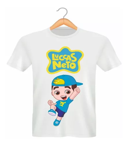 Camiseta Infantil Personalizada Luccas Neto