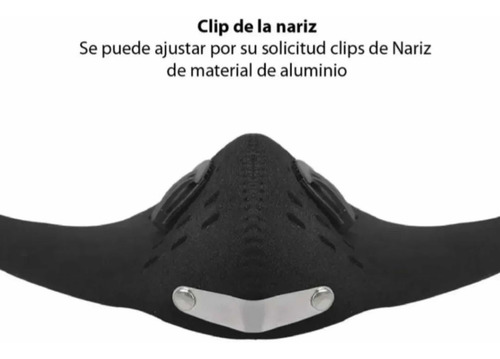 Mascarilla Con Filtro 5 Capas Ajustable Covidmask