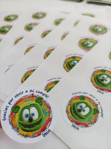 Imagen 4 de 6 de 10 Stiker Personalizados, Adhesivos En Papel Fotográfico