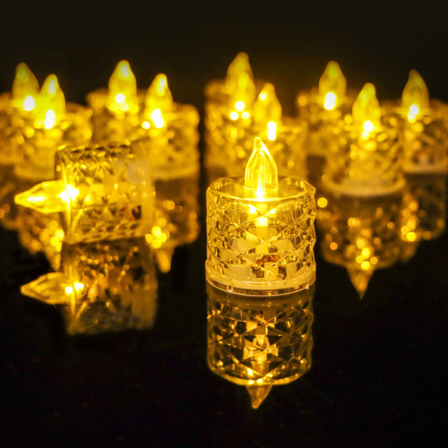 L Crystal Candle Simulation Led Electronic Diamond Tea Wax