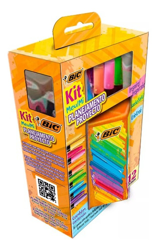 Kit Bic Mi Proyecto X 12 Piezas Bolígrafos Y Resaltadores 