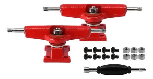 Teak Tuning Diapasón Mini Camiones Con Ajuste Estándar, Rojo