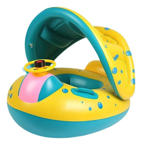 Flotador De Piscina Para Niños Con Toldo,bonito Anillo