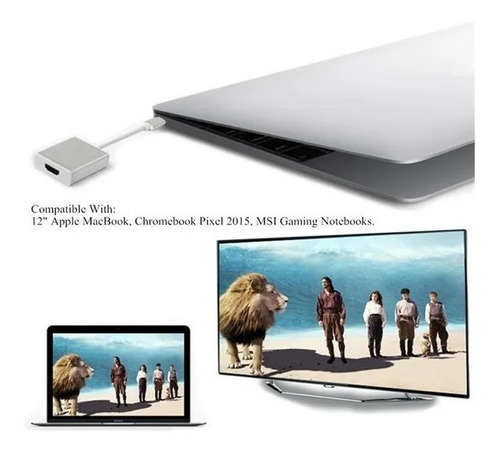 Adaptador Usb C A Hdmi Compatible Macbook Thunderbolt 3