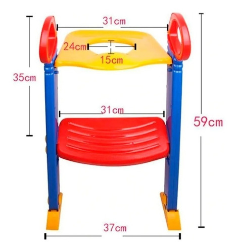 Imagen 5 de 8 de Adaptador Escalera Baño Niños Y Niñas / Tomasstore