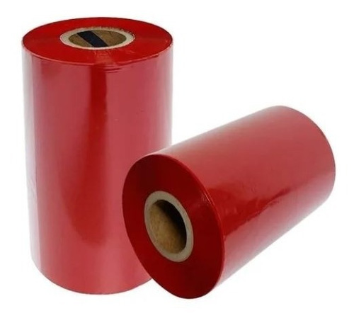 Ribbon Rojo De Cera 110mm X 300m