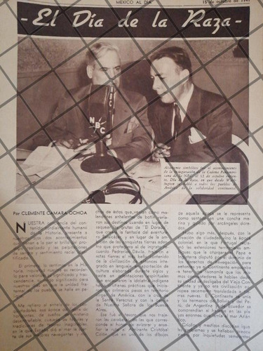 Afiche Retro Inauguran Radio Difusora Nbc Panamericana 1941