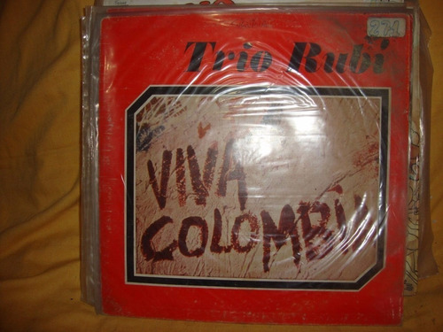 Vinilo Trio Rubi Viva Colombia C1