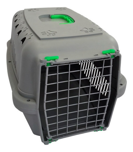Caixa Transporte Pet Media Para Cães E Gatos Tipo Neon N1