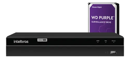 comprar Dvr 16 Canais Multi-hd Mhdx 1216 Com Hd 2tb Intelbras 12Vdc