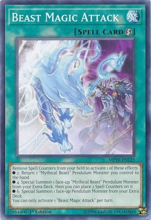 Yugioh! Beast Magic Attack - Mp19-en121