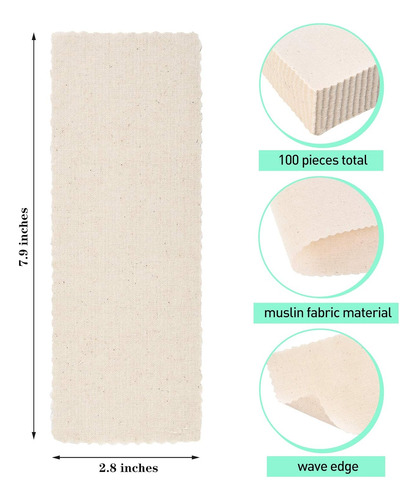 Maitys 100 Tiras De Muselina Corporal Y Facial Para Depilaci