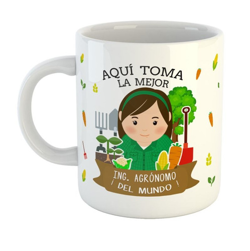 Taza De Plastico La Mejor Ingeniera Agronoma Del Mundo