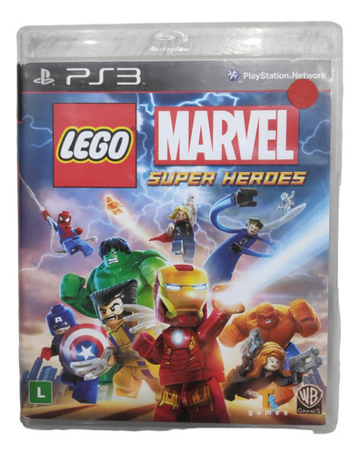 Jogo Lego Marvel Super Heroes (ps3 - Mídia Física)