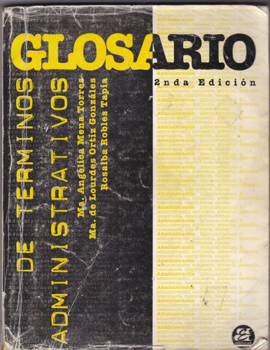 Glosario De Terminos Administrativos