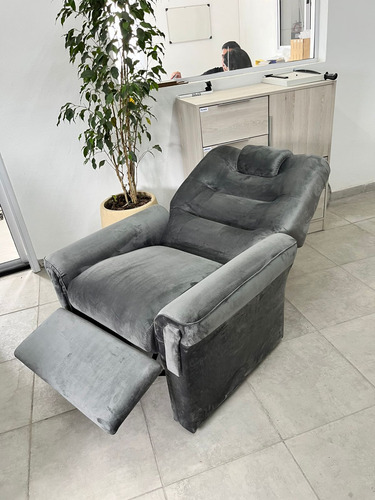 Sillon Relax Reclinable Poltrona Tapizado Pana G2