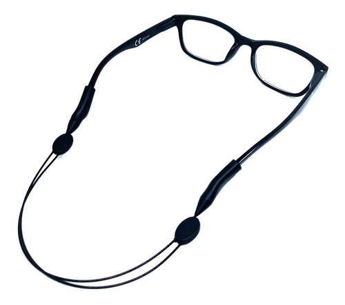 2 Pack Sujetador De Lentes Correa Ajustable Sujeta Lentes Color Negro
