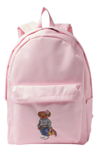 Mochila Polo Ralph Lauren Polo Big Pony Polo Bear Color Rosa 20l