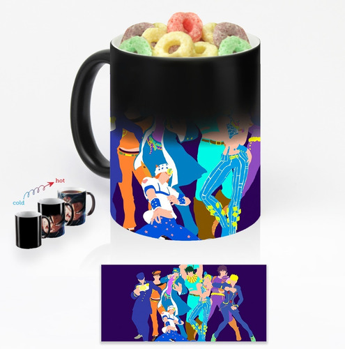 Taza Magica Jojos Bizzare Adventure Anime Art Personalizada