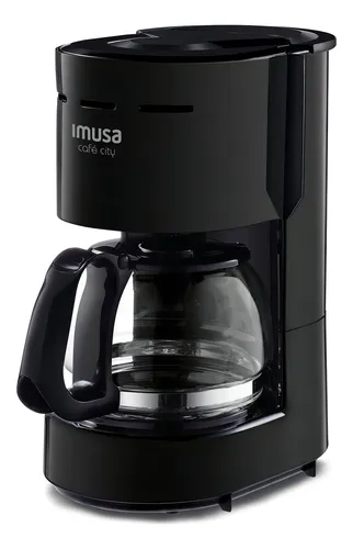 comprar Cafetera Imusa Café City 6 tazas semi automática negra de filtro 110V