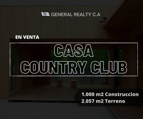 Casa En Venta Caracas Country Club 1000 M2 Construcción 