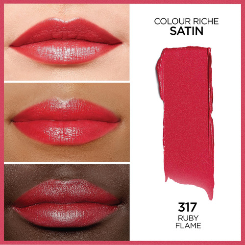 Labial Satén Hidratante L'oreal Color Riche, 1 Unidad.