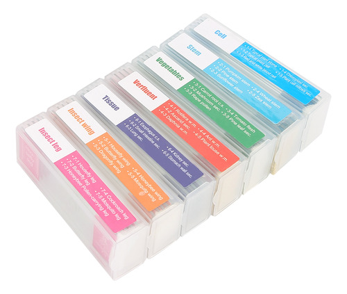 35pcs Muestras Diapositivas Microscopio Slide Lab Spampímene