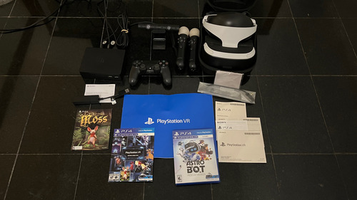 Playstation Vr + Juego Astro Bot + Juego Moss + Gt Vr (Usado)