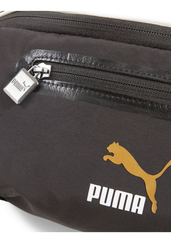 Cangurera Puma Fordward History Waist B Puma Black Color Negro Diseño De La Tela Lisa